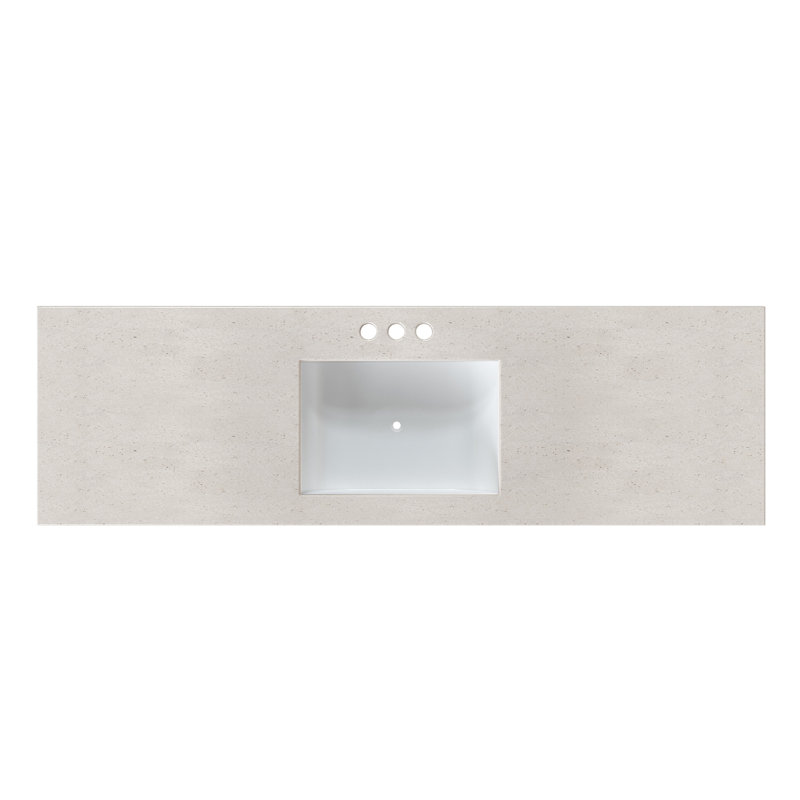 MagickWoods 67" Single Bathroom Vanity Top in Grey with Sink | Wayfair